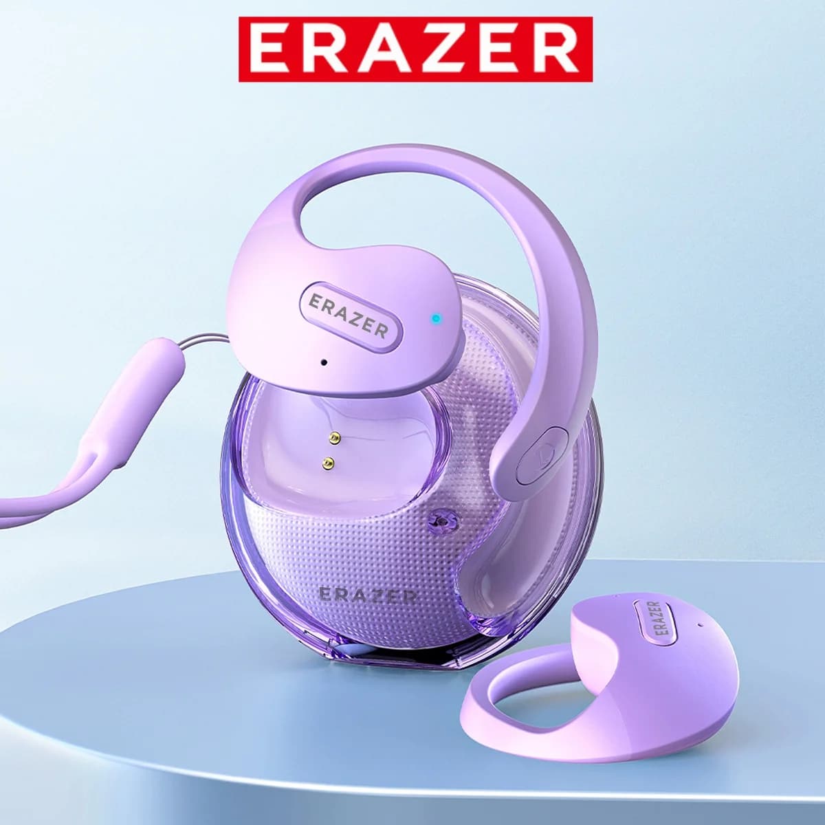ERAZER X15 pro Auricolari Bluetooth 5.4 Sport Cuffie senza fili Gancio per l'orecchio Gioco Erazer Auricolari HiFi con microfono Auricolare
