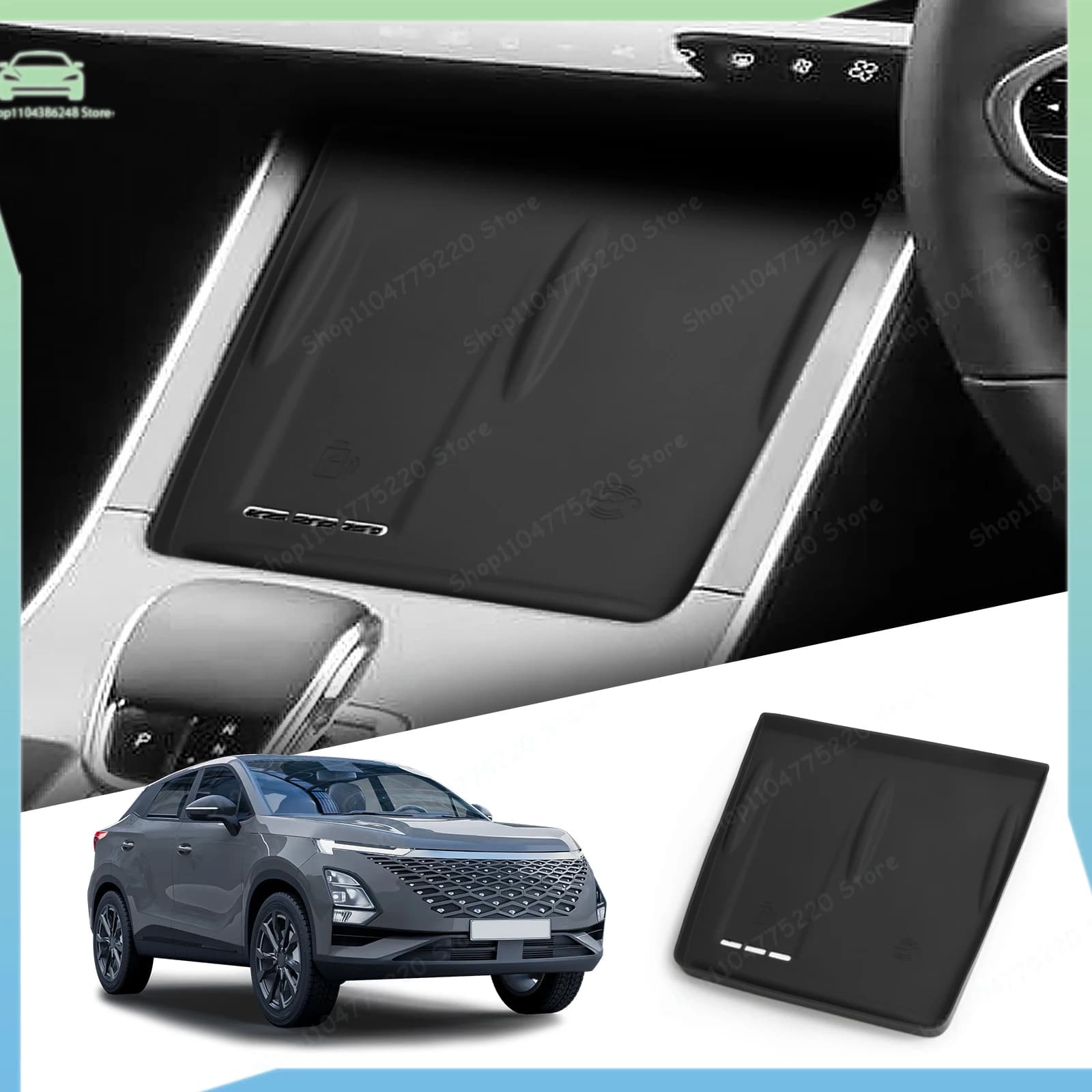 For Chery OMODA 5 C5 Fuel 2022-2025 Car Anti-Slip Pad Silicone Wireless Charger Anti Dirt Pad Accessories