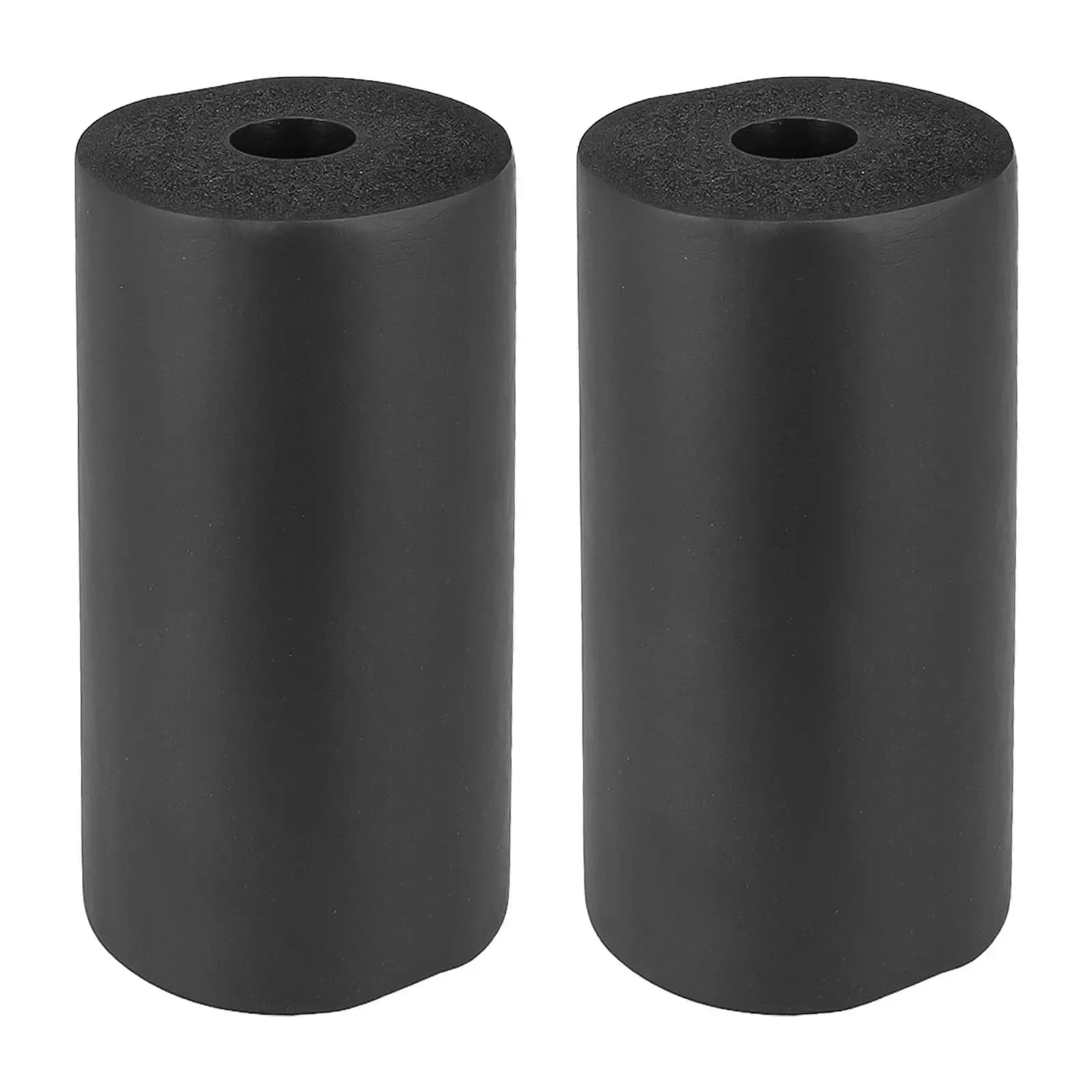 Spare cushions for leg extension, set of 2 rollers in foam and long life, compatible with weight bench and gym equipment