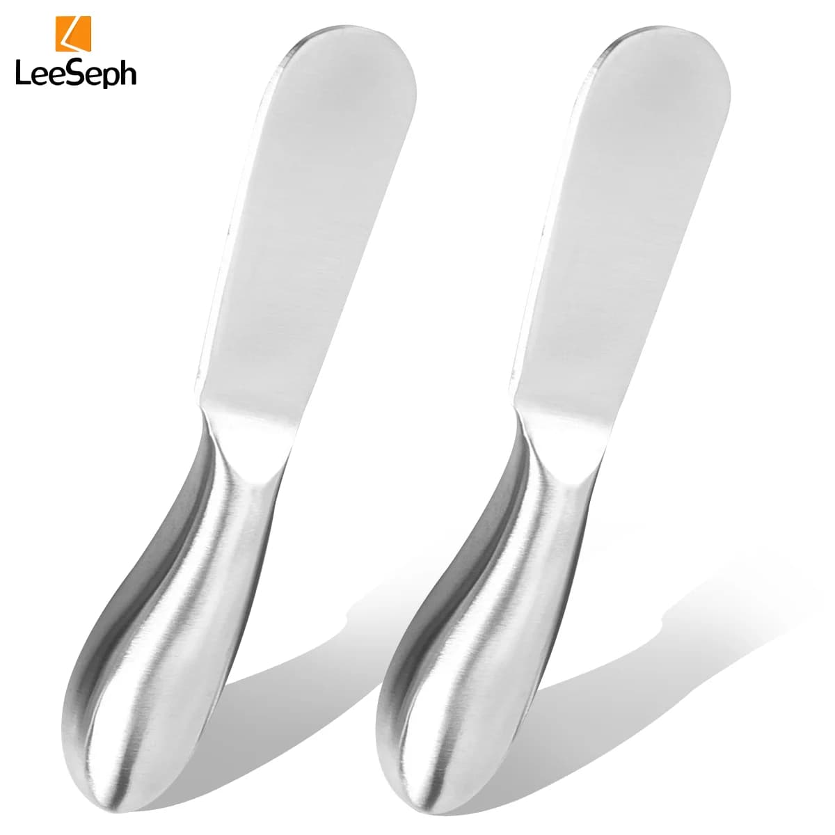 Knives to spread the Leeseph cheese, stainless steel butter knife, for cakes, cheeses, cold butter, jam, cream, pastry, kitchen gadget