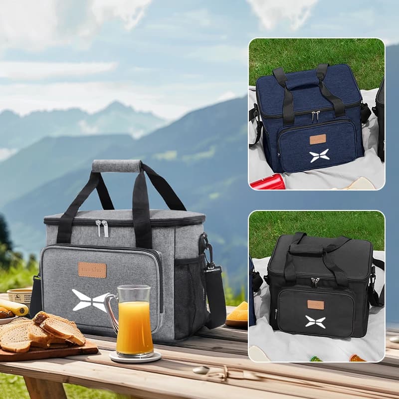 Logo dell'auto Picnic Organizzatore Borsa da campeggio Scatola di immagazzinaggio degli alimenti Strumenti Primavera Per Xpeng P7 G3 G3i G9 P5 X2 N5 F30 H93 Beta 2019 2020 2021