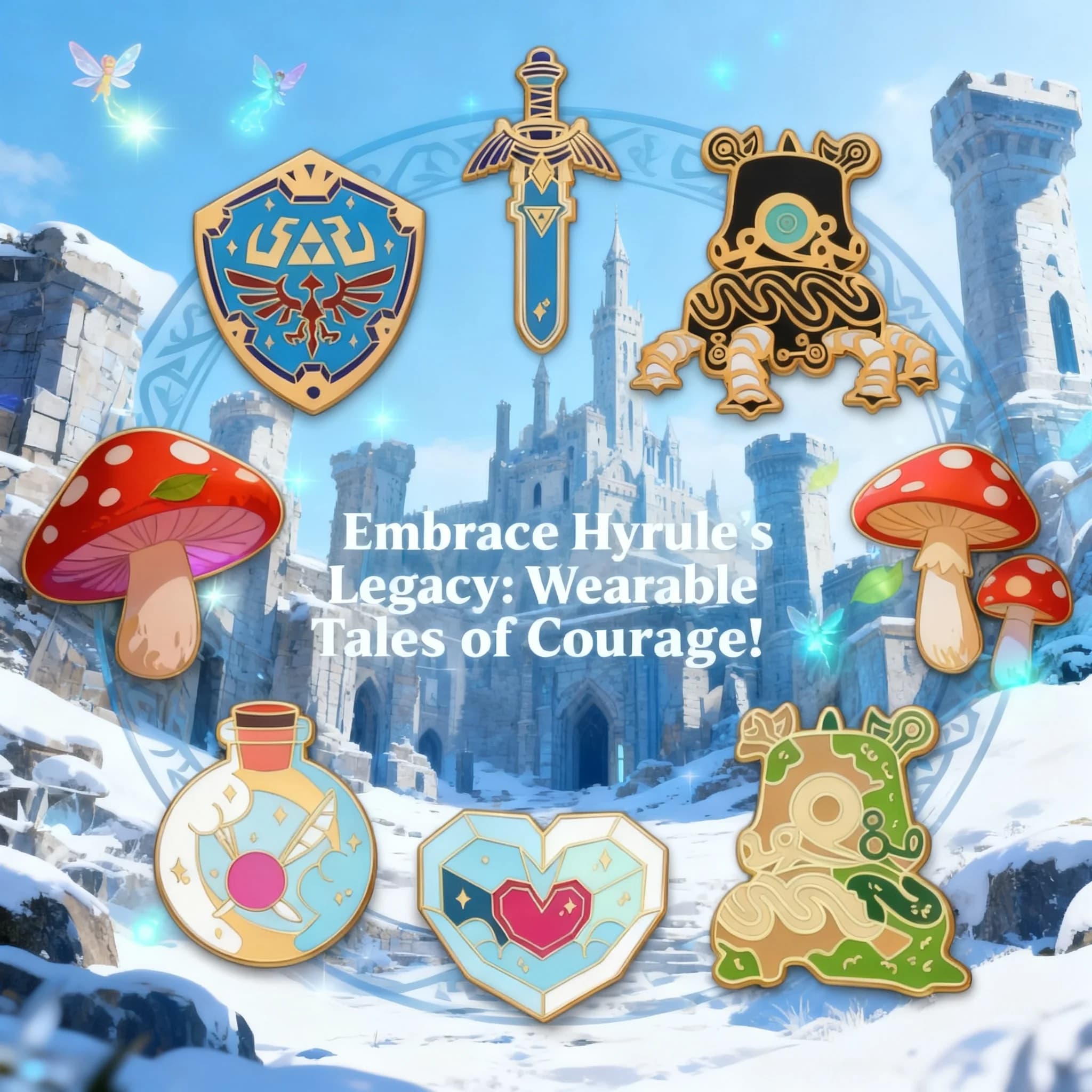 Cute Game Series Love Enamel Pins Brooch Lapel Pin Cosplay Accessories Toys Gift Badge for Women Backpack Link