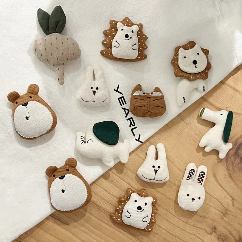 5 pz/lotto simpatico cartone animato coniglio bambole applique per vestiti fai da te cappello copricapo patch cucito artigianato guanti calzini decorazione