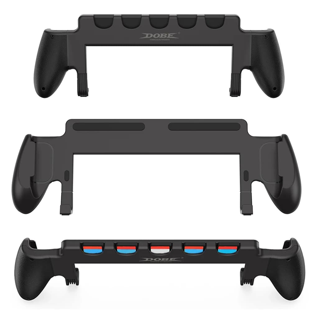 Per Nintendo per Switch 2 Grip con supporto Supporto per impugnatura comodo ed ergonomico 5 slot per giochi Custodia protettiva Supporto per impugnatura antiscivolo