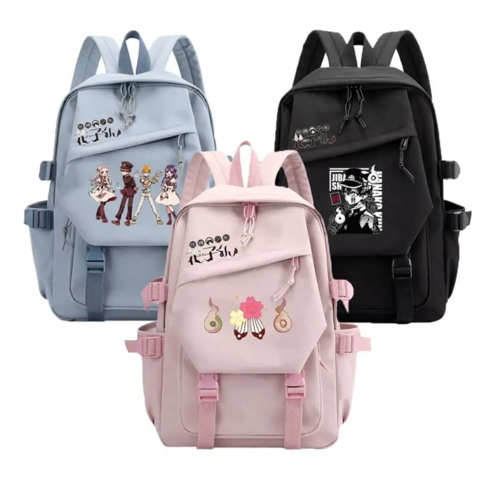 Toilet Bound Hanako Kun Backpack Hanako Yashiro Nene Minamoto Kou Cartoon School Bag Large Capacity Student Travel Schoolbag