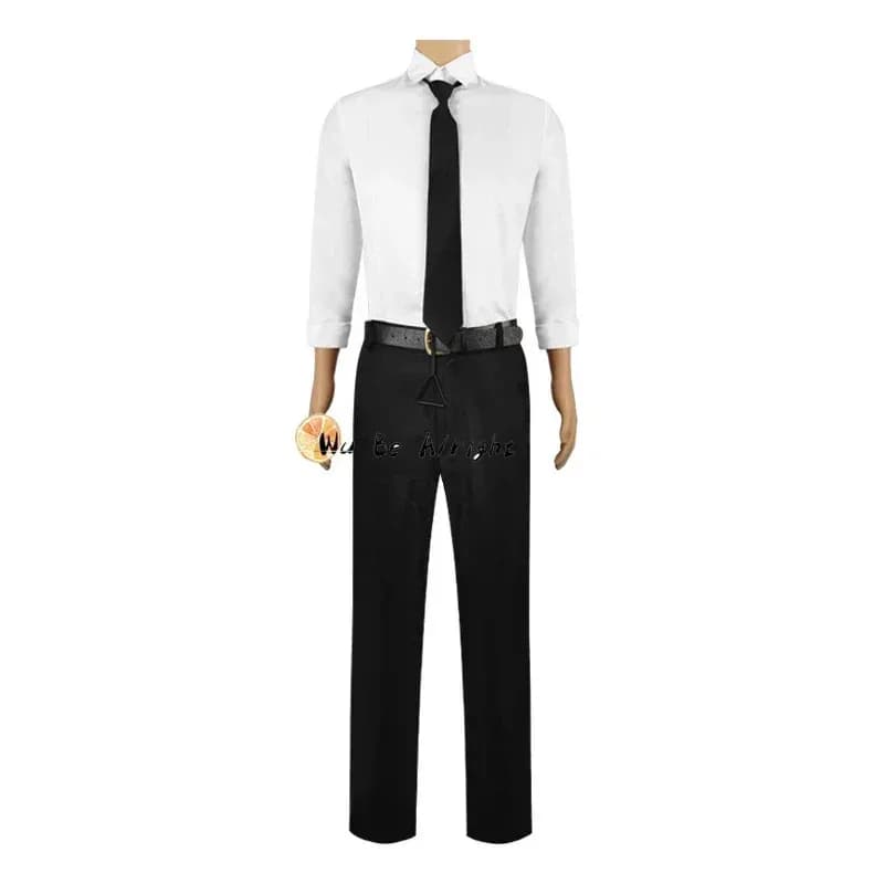 Chainsaw Man Season2 Denji Anime Costume Cosplay Parrucca Scarpe Diavolo Pochita Bambola Copricapo morbido Cintura Abito Uniforme Festa di Halloween d