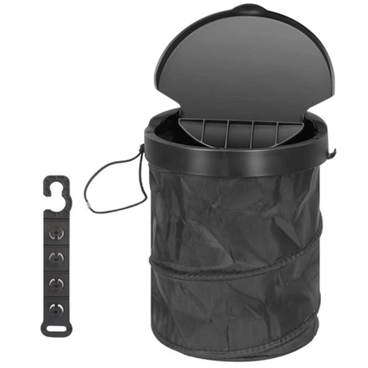 Car Trash Can Foldable Car Dustbin with Lid Leak-Proof Waterproof Car Trash Bin Hanging Washable Portable Car Garbage Container