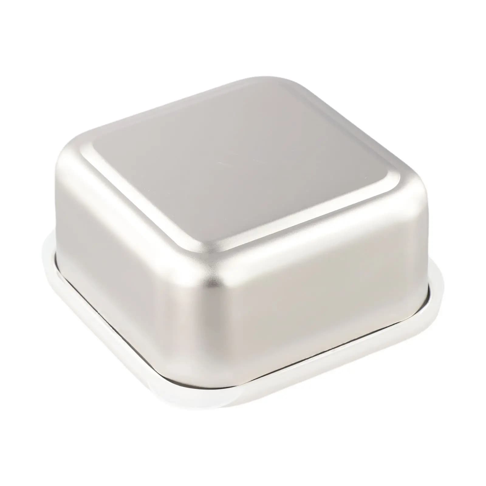 Contenitore per Pranzo in Metallo Impilabile con Coperchio in Silicone, Contenitori per Snack in Acciaio Inox Resistenti alle Perdite per Picnic e Preparazione Pasti