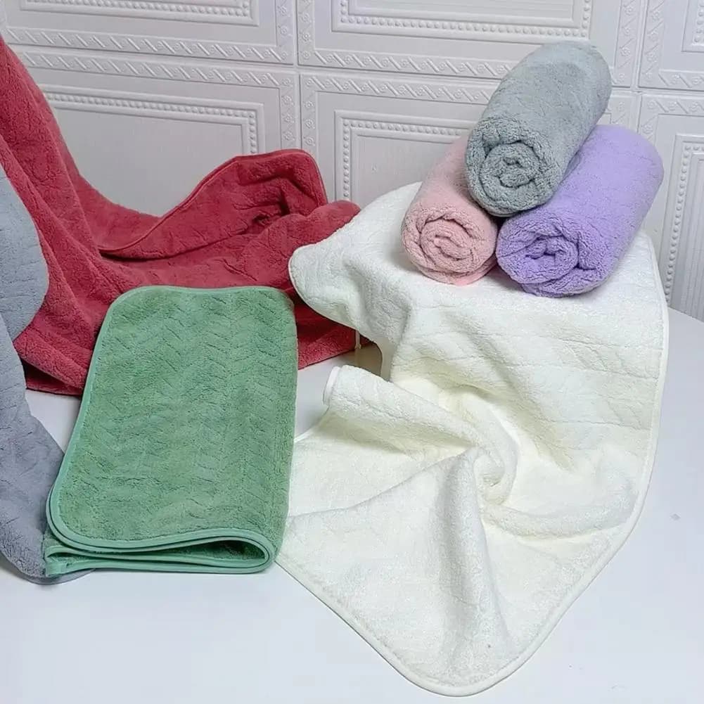 Grande Asciugamano da Bagno Senza Pelucchi, Morbido e Altamente Assorbente, per Pelle Sensibile, Uso in Doccia, Spa, Palestra, Viaggi e Casa