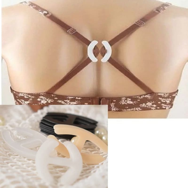 3 pz/lotto Clip con fibbia per reggiseno invisibile a forma di H regolazione perfetta supporto per Clip per reggiseno da sposa accessori per biancheria intima casuali