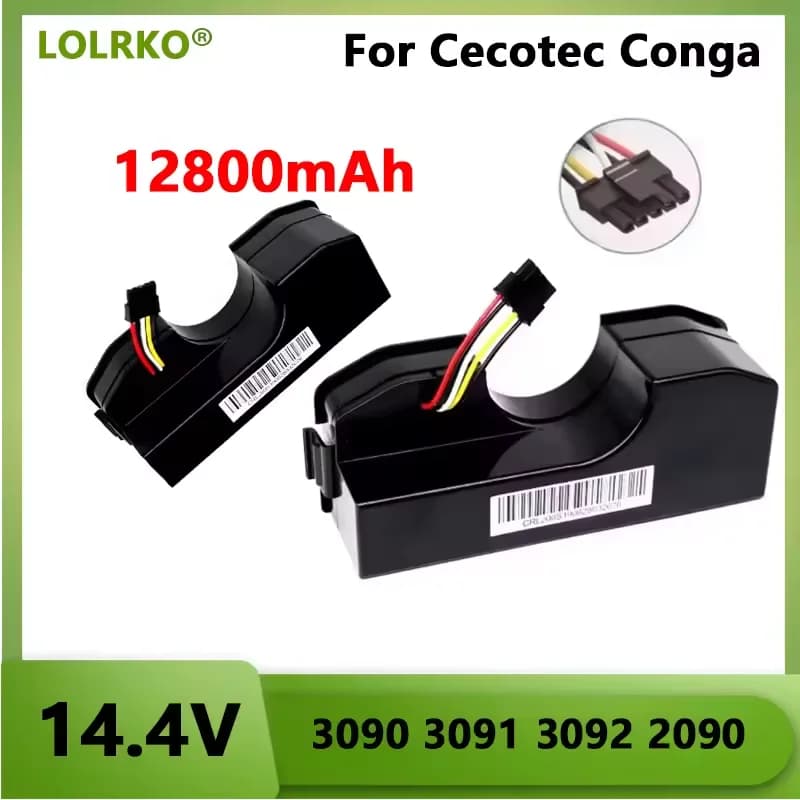 NEW Battery Conga 3090 cecotec Replacement For CONGA 3091 3092 1690 1890 2090 Robot Vacuum Cleaner Accessories Spare Parts