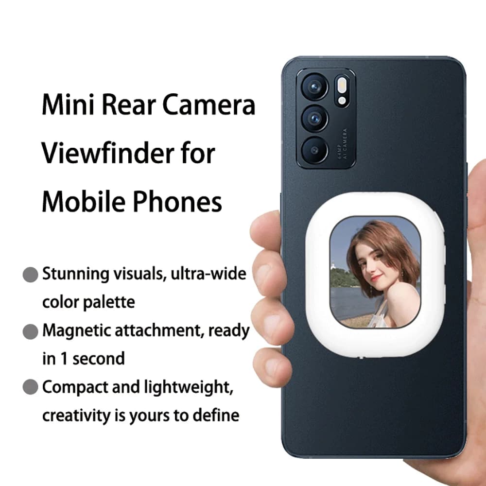 IPS Magnetic Wireless Display for Selfie, Secondary Screen Portable for Camera Back, WiFi Dual Band for Vlogging