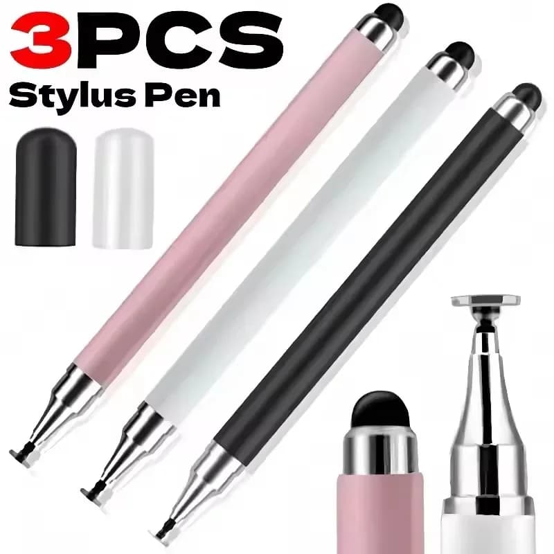 1-3PCS Smart Tablet Phone Penna stilo capacitiva universale 2 in 1 per disegno, per iPhone/Android, tutti i touch screen capacitivi