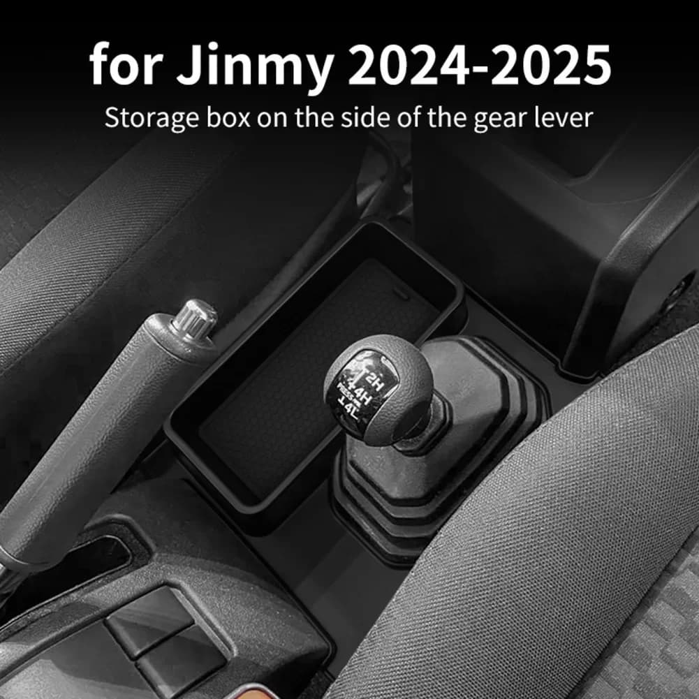 Vano portaoggetti laterale per leva del cambio, progettato per JIMNY 2024 2025, accessorio per migliorare l'organizzazione e il comfort degli interni dell'auto