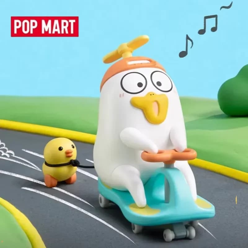 POP MART Duckyo Never Grows Up Series Blind Random Box Toys Kawaii Anime Action Figure Surprise Mystery Box Dolls Girls Gift