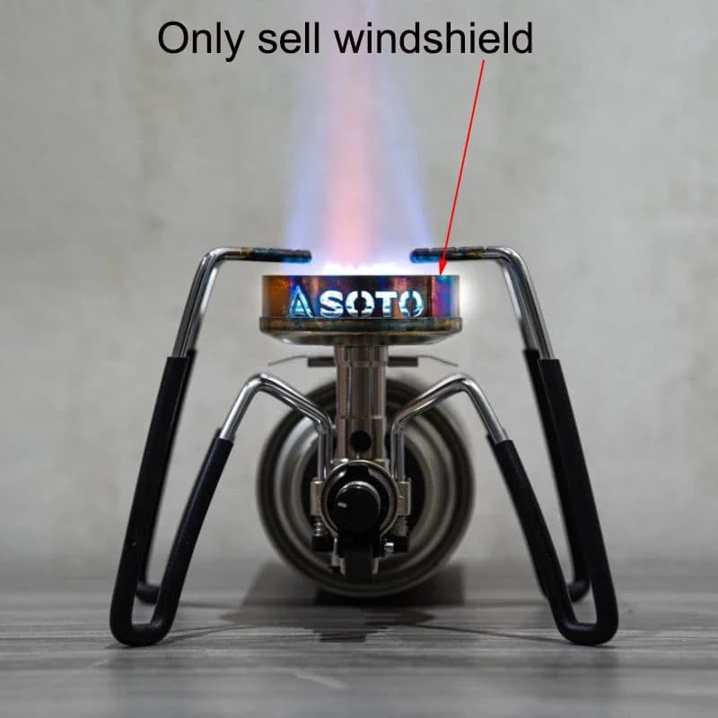 Soto 310 Gas Stove Windproof Stand - Durable Wind Screen & Burner Guard for Spider Stove, Portable Camping Cooking Support