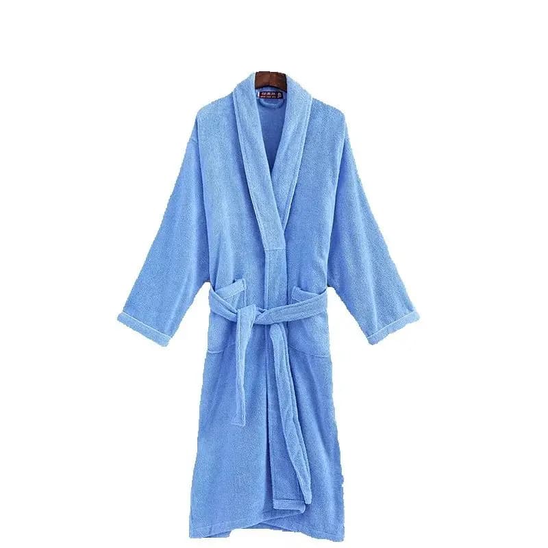 Men's hoodies hot lovers torque night dresses women's gown 100% cotton men's gown soft winter bathrobe