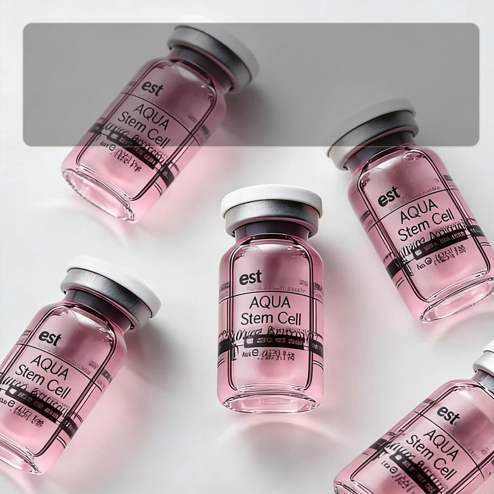 Korean face serum 8ml BB Cream GLOW with hyaluronic acid, skin boosters, regenerating serum with collagen and hyaluronic acid for 0.25 mm microaghi