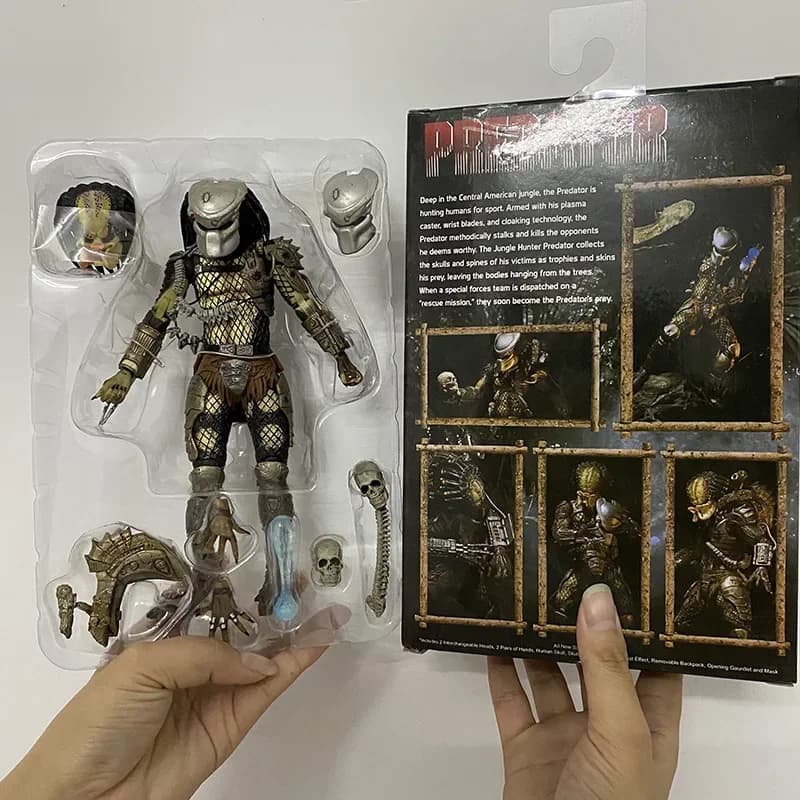 NECA Predator Jungle Hunter Alien Action Figure da Collezione Modellino Giocattolo da Libreria Bambola