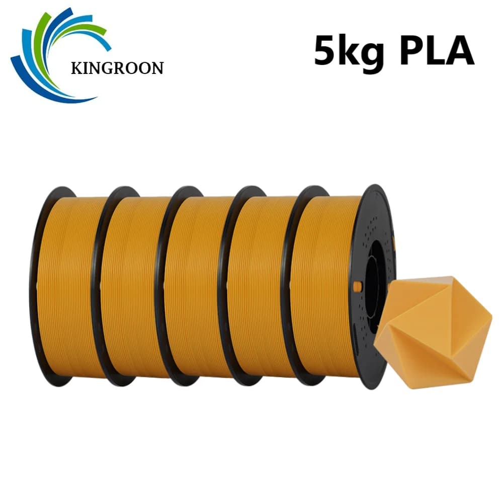 KINGROON Filament PLA 5kg 1.75mm Black White Grey Plastic Material for 3D Printer Sculpture Tools Engraving supplies Local Warehouse