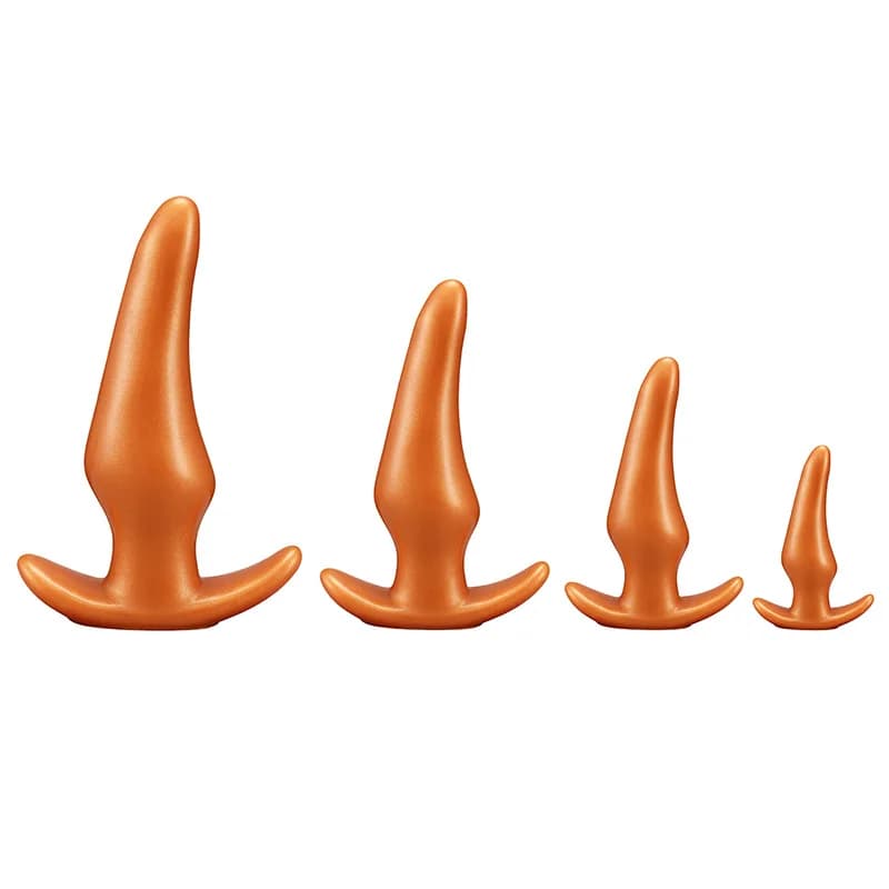 Plug anale in silicone a forma di ancora per uso a lungo termine, plug anale per espansione esterna, sex toy per allenamento del pugno