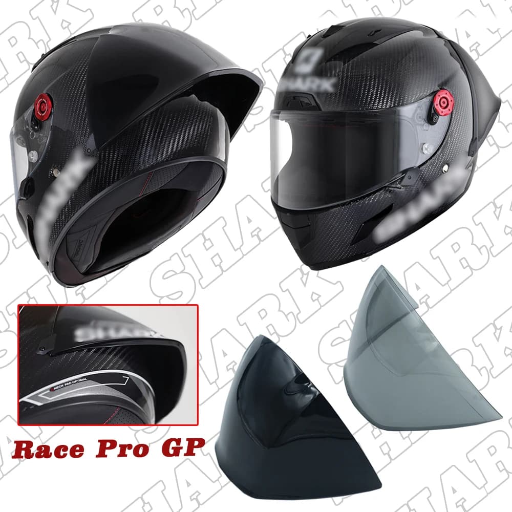 Accessori per Spoiler per la decorazione dello Spoiler del casco del rivestimento posteriore del motociclo per SHARK RACE R PRO GP