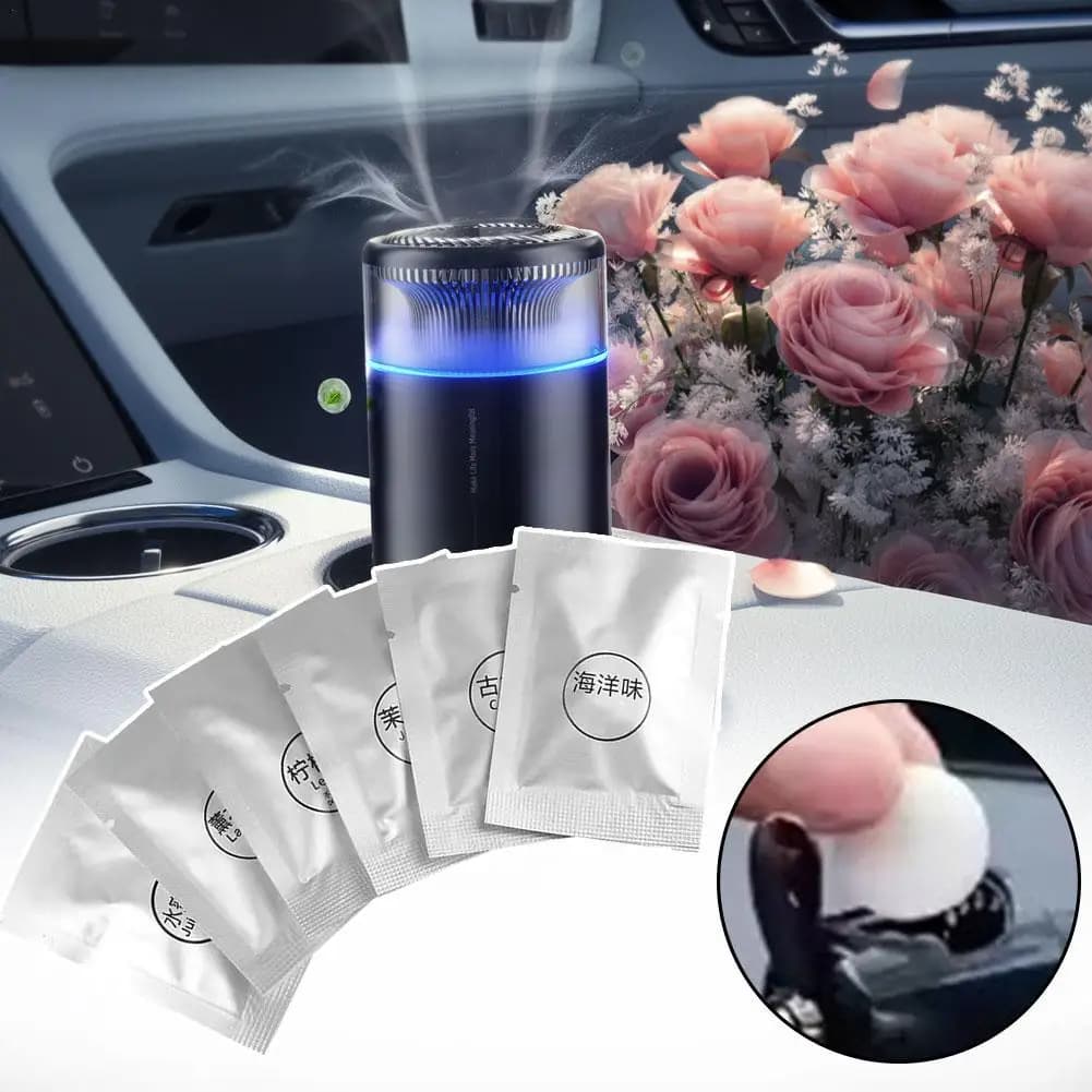 Compresse per deodorante per auto Ricarica profumo solido Diffusore di fragranze per aromaterapia per accessori interni