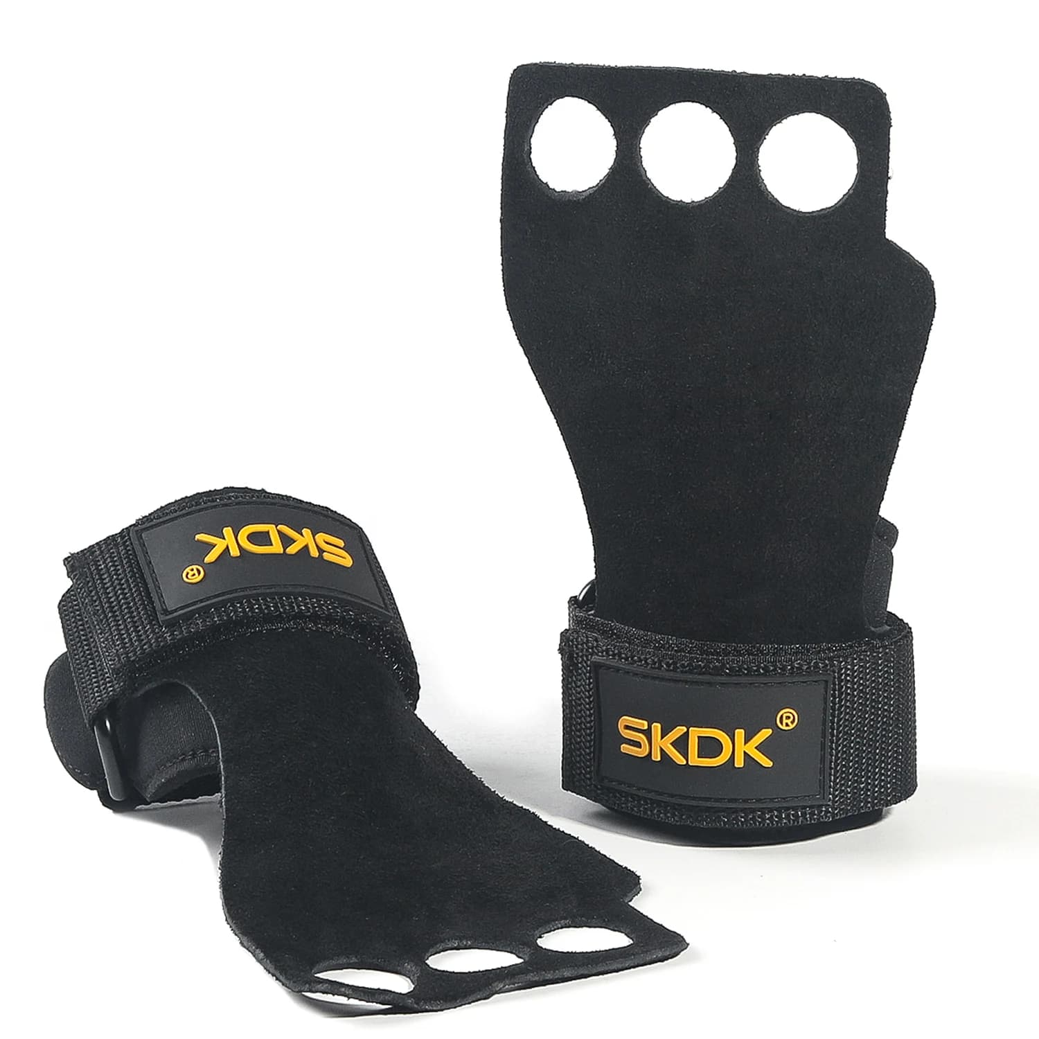 Guanti Manopole Crossfit Allenamento Fitness Sollevamento Pesi Guanti di Supporto Sport Ginnastica Grips Palestra Mano Palm Protector Guanti