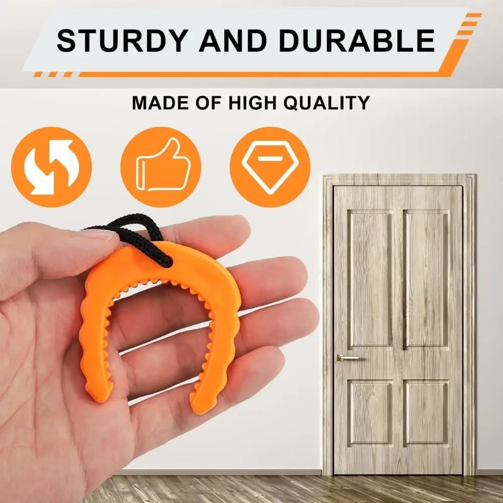 Easy to Use Rubber Door Jam Firefighter Gear Wedge Rubber Door Stopper Firefighter Wedge Door