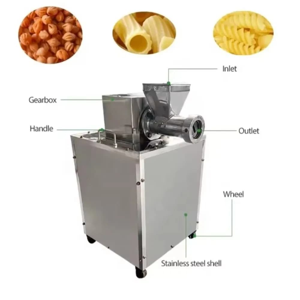 Linea di Produzione Industriale Elettrica per Spaghetti e Pasta di Mais, Macchina per la Produzione di Maccheroni e Pasta
