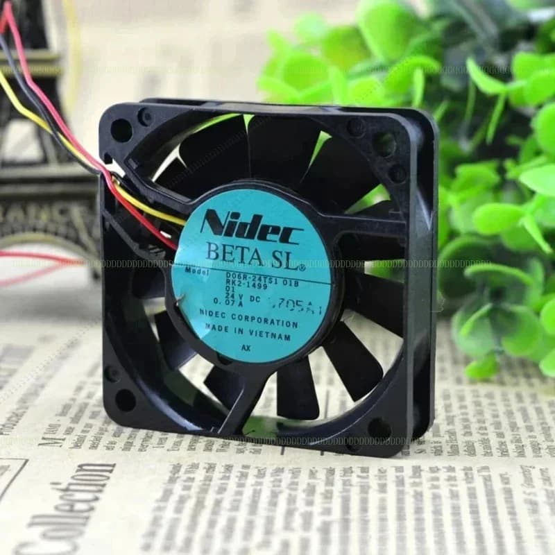 W A + Per prodotti elettrici giapponesi NIDEC D06R-24TS1 01B 6025 24V 1.68W ventola di raffreddamento silenziosa Test di funzionamento