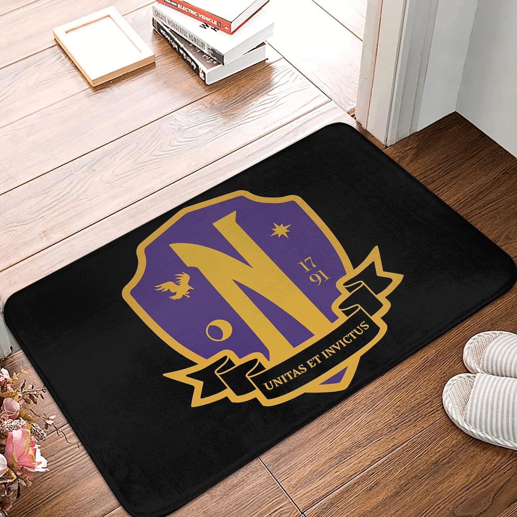 Nevermore Academy Crest (clean) Zerbino antislip Cooking Mat Entrance House Living Room Mats