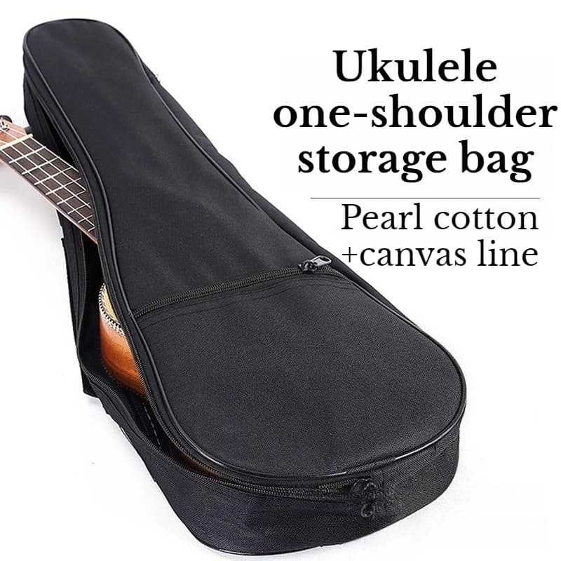 Borsa per ukulele da 21/23 pollici Borsa per ukulele portatile monospalla ispessita antiurto a prova di caduta Accessori per strumenti musicali