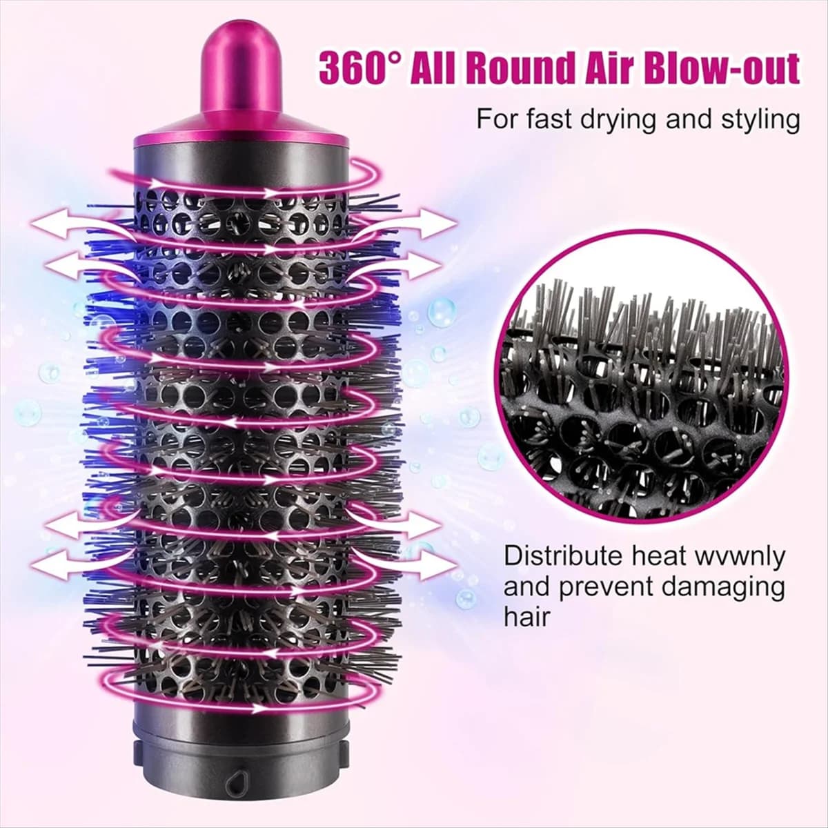 【Acquista&It$ Ora】Per Dyson HD01 HD05 HD08 HD15 HD16 Styler Attacco con adattatore Cilindro Pettine Converti ferro arricciacapelli in asciugacapelli
