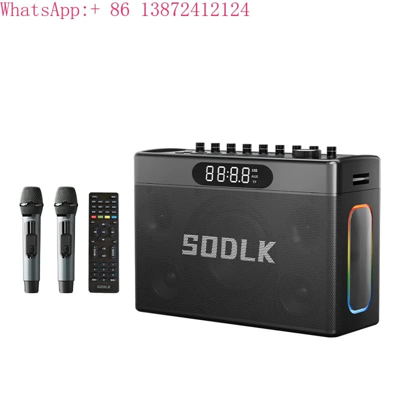 ForSODLK S1127 PLUS Macchina per Karaoke Altoparlante portatile esterno 560W Dente blu wireless ad alta potenza con subwoofer per bassi pesanti