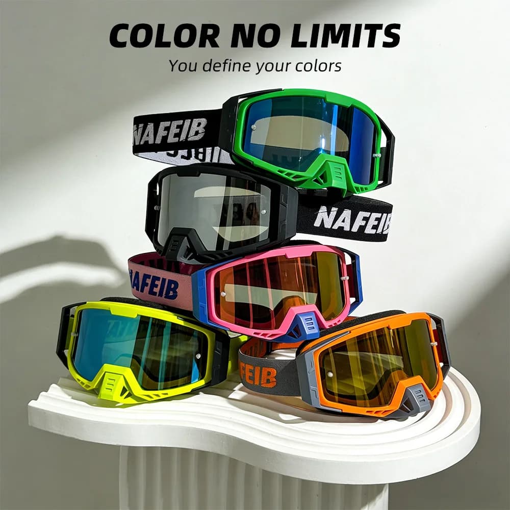 The newest MX glasses offroad riding ski sport glasses compatible with helmet biker ATV MTB motocross glasses