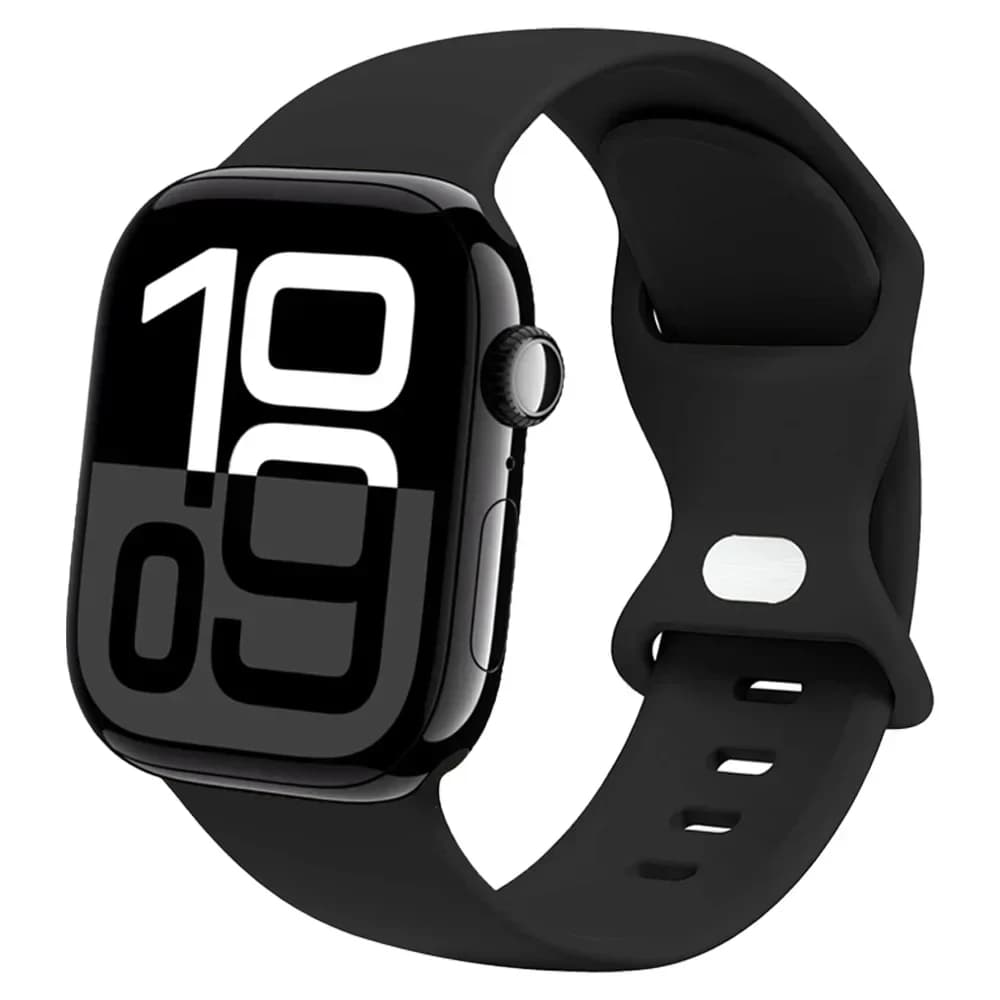 Cinturino in silicone per apple watch Serie 10 46mm 42mm 44mm 40mm 45mm 41mm 45 44 mm ultra 2 49mm cinturino sportivo iwatch 10 9 8 7 6 SE 5 4