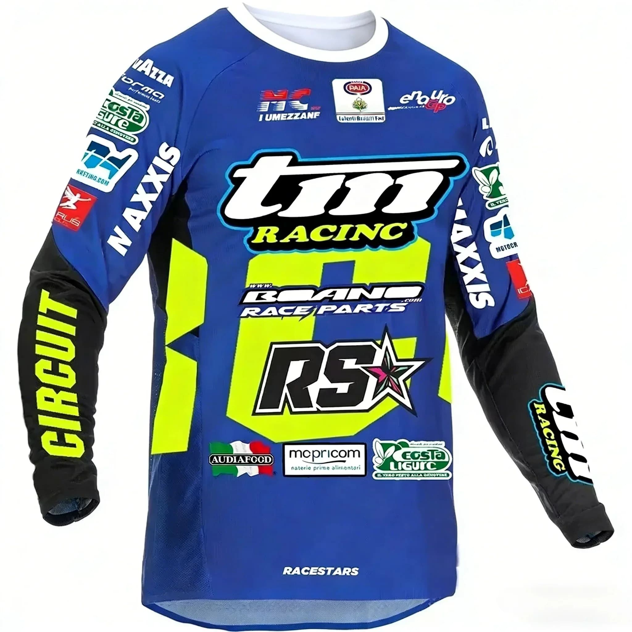 Maglia da Moto Fuoristrada 2026 per Uomo, Protezione Solare, Manica Lunga, per Corse di Endurance e Mountain Bike