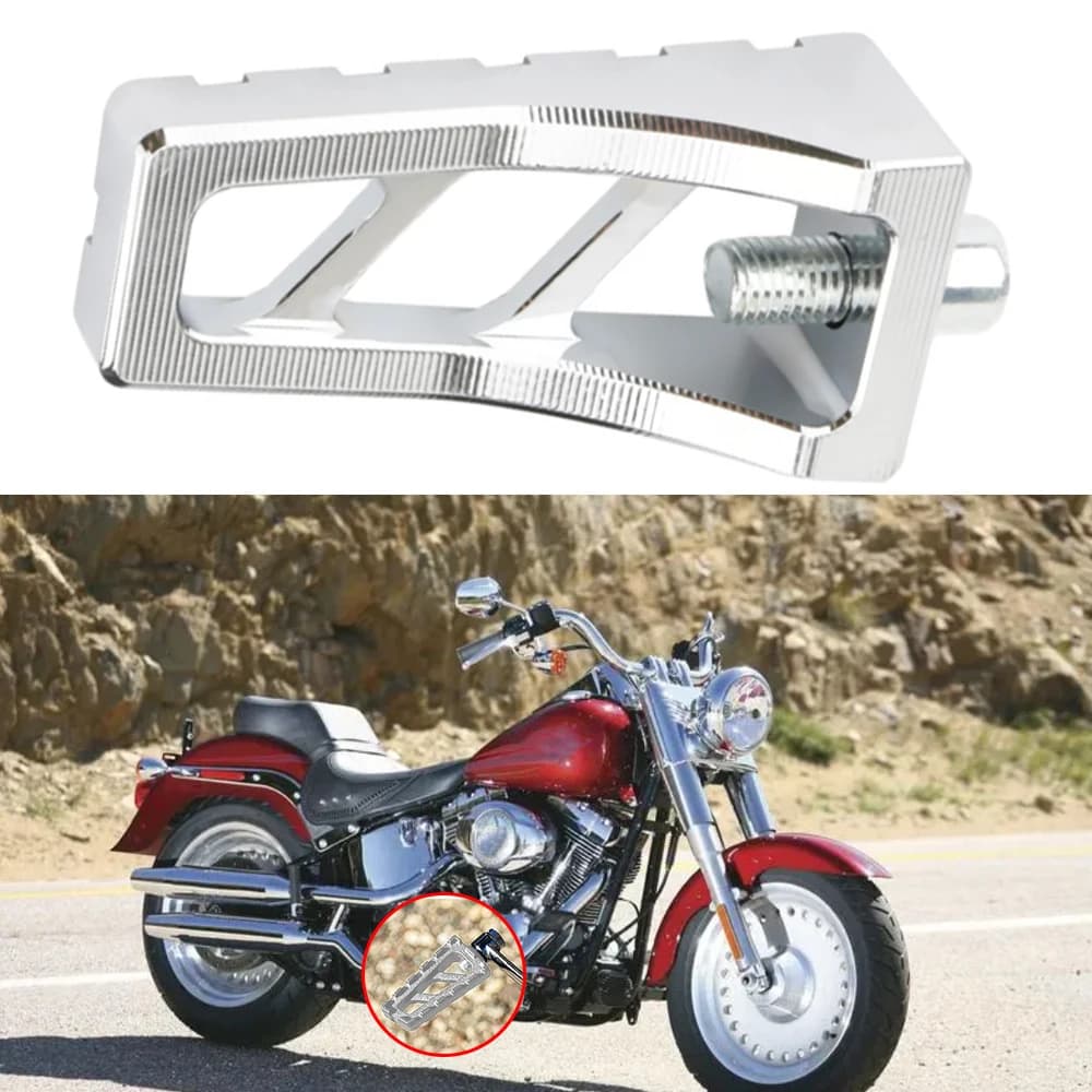 Moto Shifter Peg Leva Del Cambio Pedane Resto In Alluminio Universale per Harley Touring Dyna Sportster Softail Street