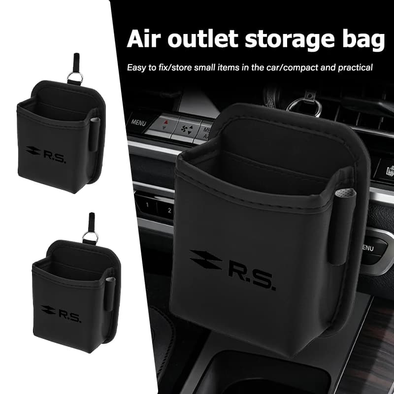 Universal Car Saet Hanging Storage Box Phone Key Organizer Bag For Renault Clio Koleos Megane Espace RS Kadjar ZOE
