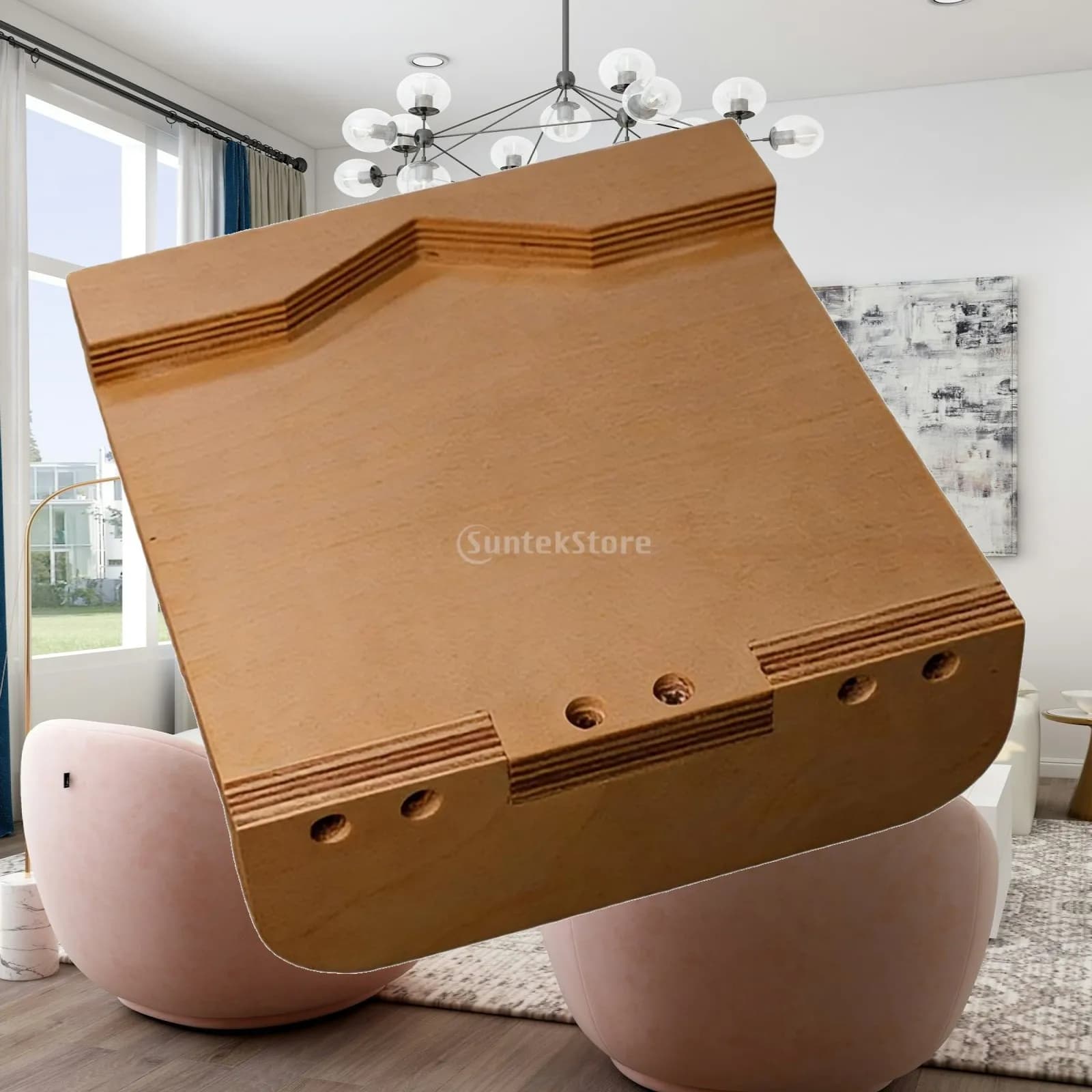 Sturdy Wood Carving Desktop Board Professional Protector Block Easy to Use Work Surface for DIY Crafting