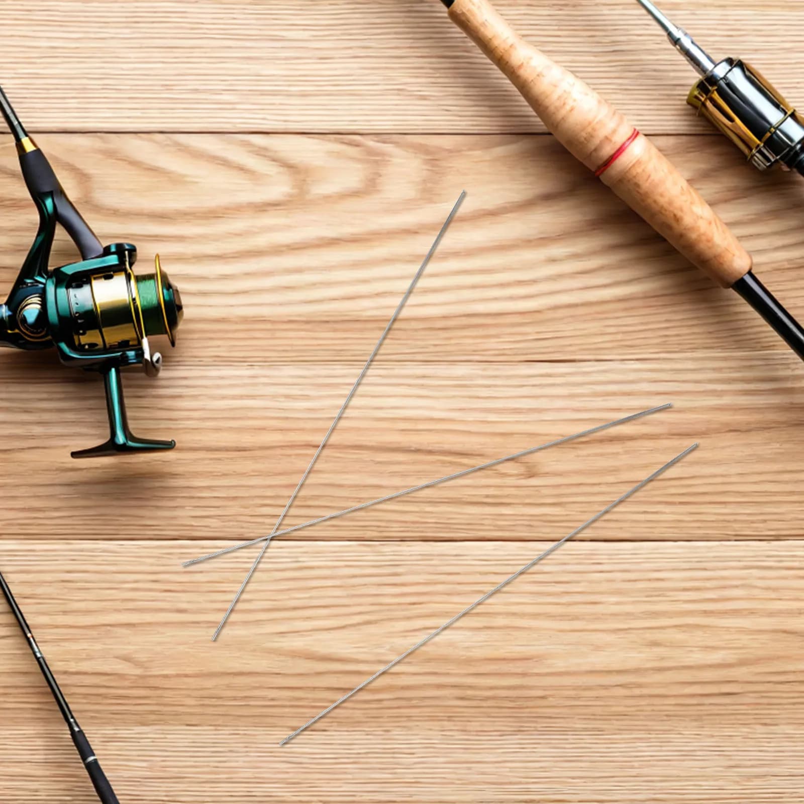 Set di 5 aghi in acciaio inossidabile per esche da pesca alla carpa, acqua salata e dolce, per la preparazione di esche, attrezzatura da pesca
