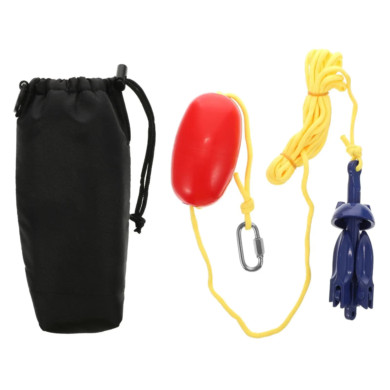Kit sistema carrello ancoraggio kayak Barca canoa pieghevole in metallo in lega di alluminio da esterno