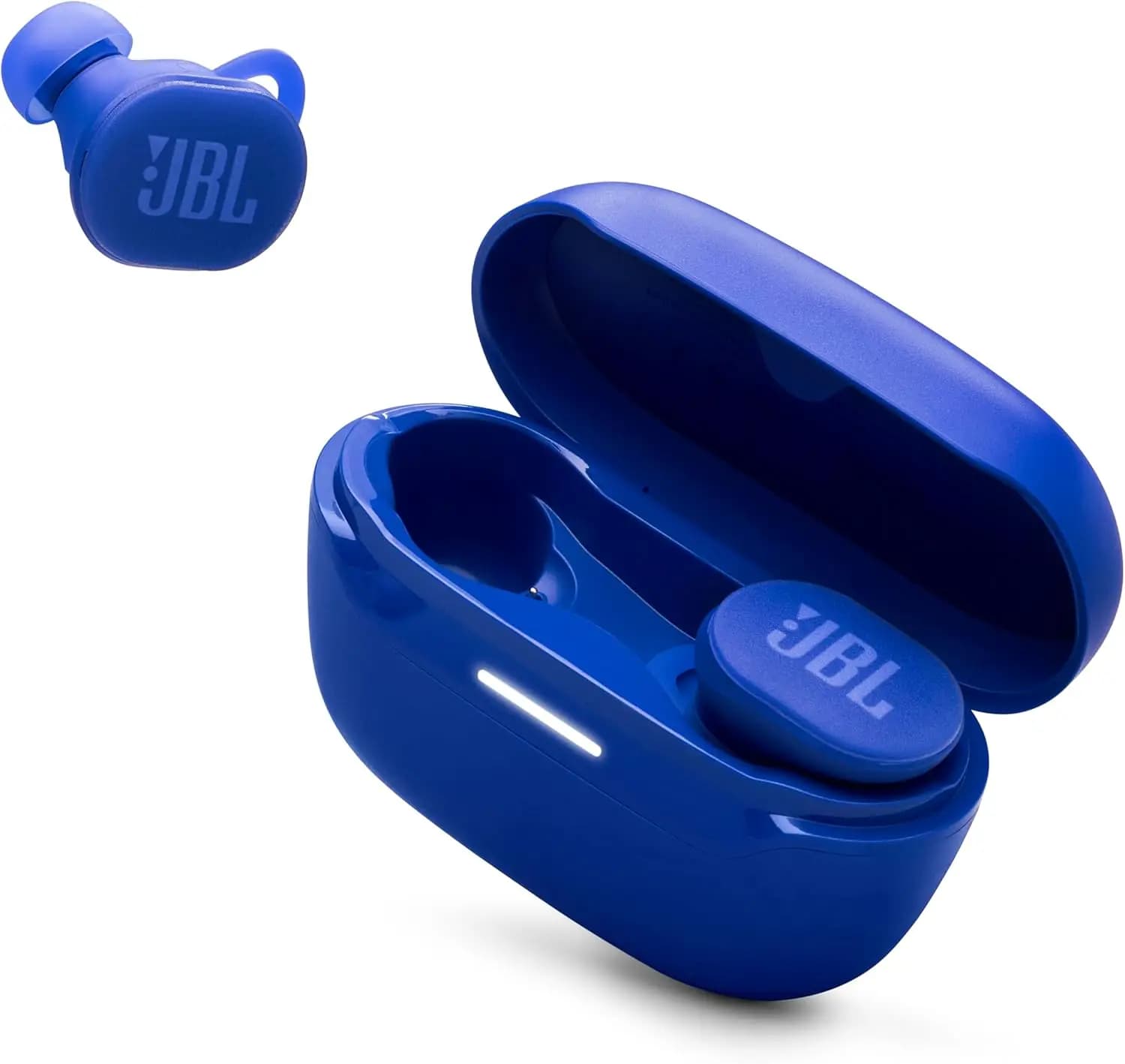 Auricolari Sportivi Impermeabili con Cancellazione Attiva del Rumore, 48 Ore di Riproduzione e Ricarica Rapida in Blu