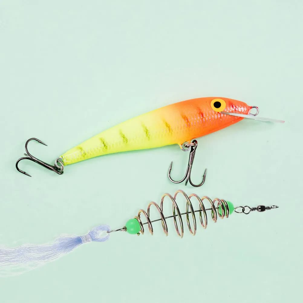 4 pezzi di reti da pesca professionali, squisitamente realizzate, in rete di nylon resistente all'usura, multifunzione, comode trappole per pesci, forniture per la pesca