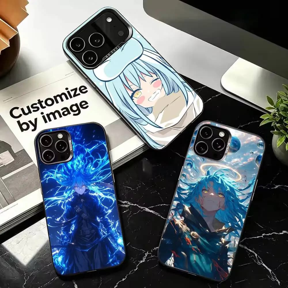 Rimuru Tempest Phone Case For iPhone 17,16,15,14,13,12,11 Plus,Pro Max,XS,Colorful Silver Phone case