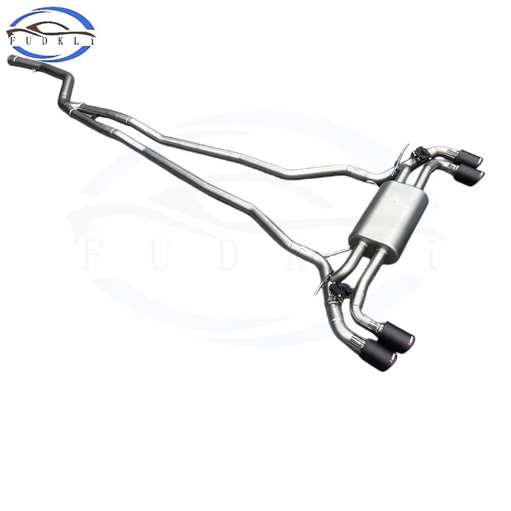 OEM Double Hose Discharge System for B58 G30 G38 3.0T 2018-2023 with RC Valve and 4 Terminals