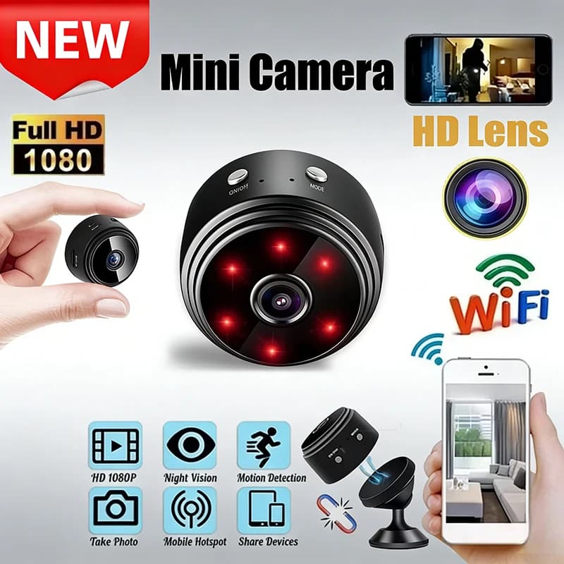 Wireless WiFi Camera 4K HD A9 Mini Video Recorder Camera Security Monitoring Camera Intelligent Home Security For Infants 2026