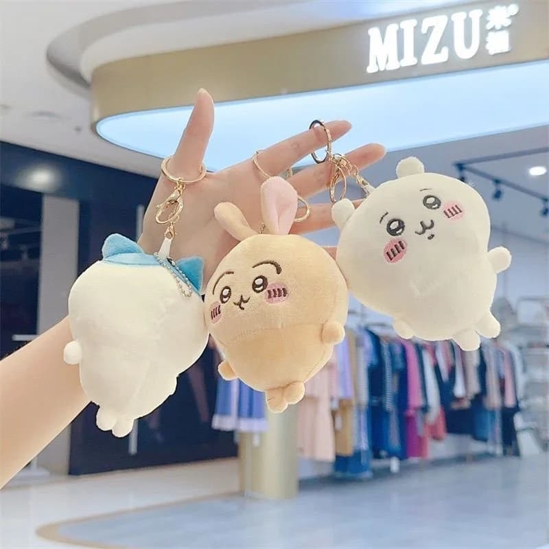 Ciondolo Peluche Giekawa Usaqi Little Eight, Portachiavi da Zaino Giekawa