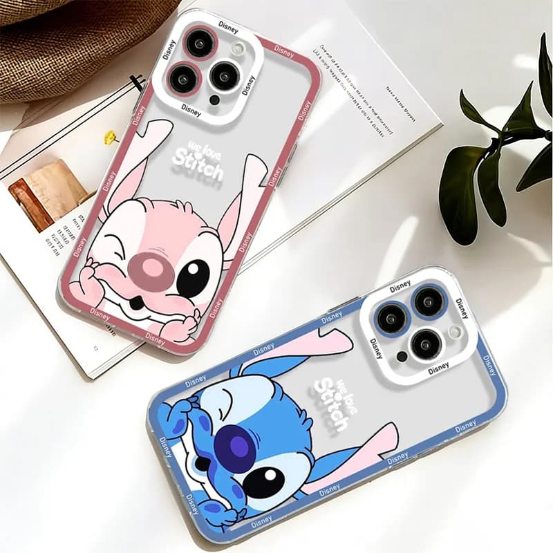 Custodia Disney Stitch Mickey Mouse per Samsung Galaxy A56 A36 A26 A16 A06 A55 A35 A15 A25 A05 A05S A54 A34 A24 A14 A13 A23 A33 A53